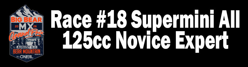 Race #18 Supermini All125cc Novice Expert